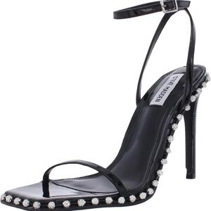 Steve Madden Black Rhinestone Heels
